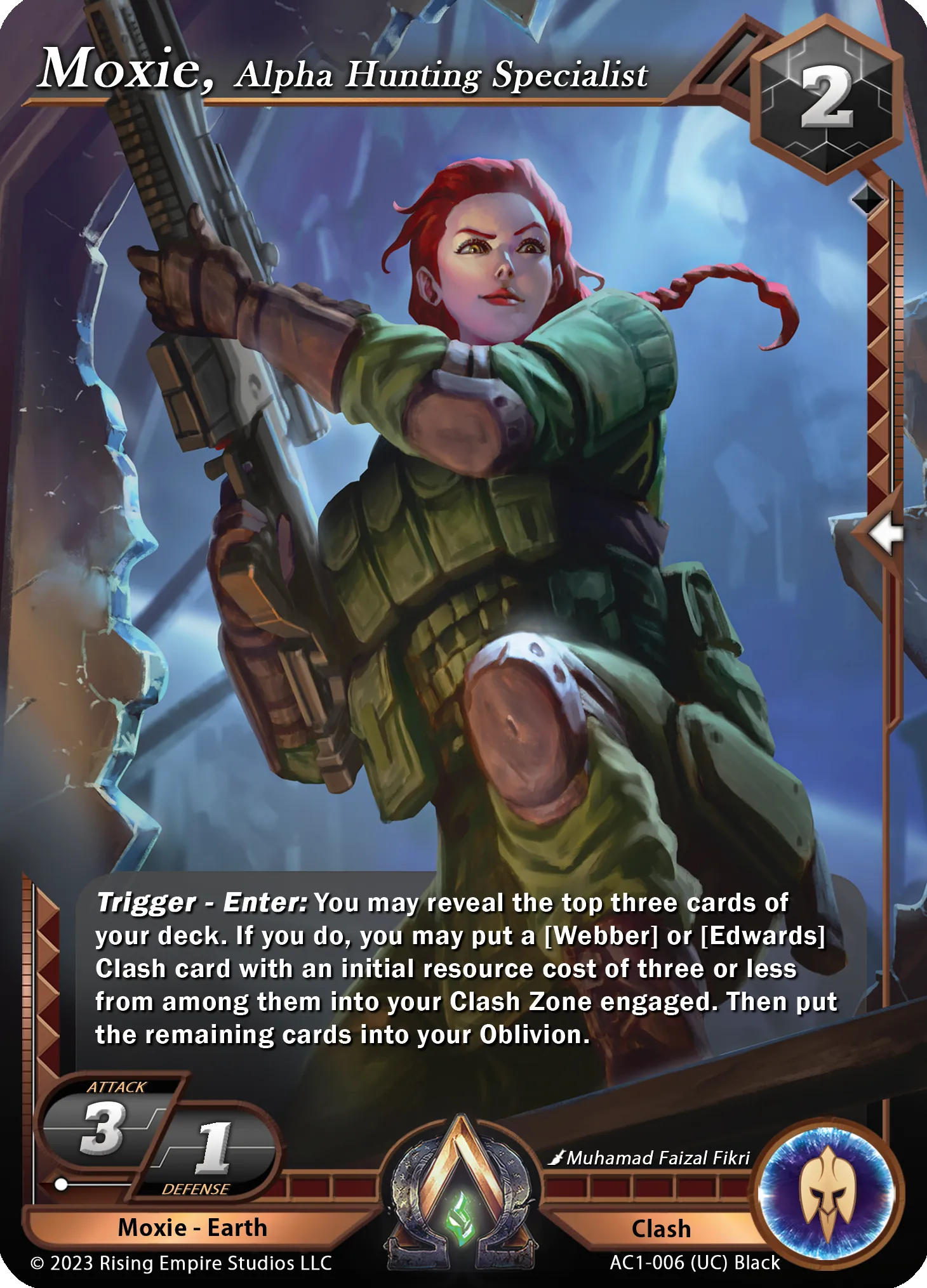 Moxie, Alpha Hunting Specialist (AC1-006)