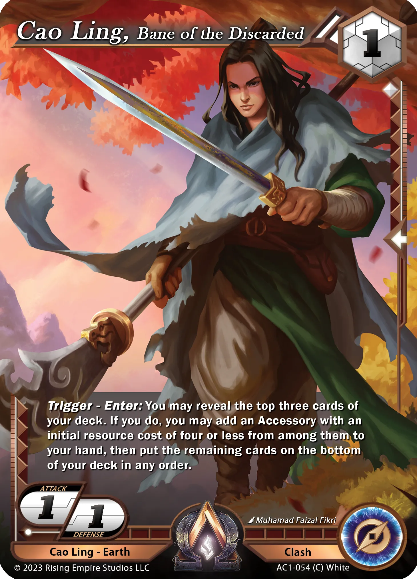 Cao Ling, Bane of the Discarded (AC1-054)