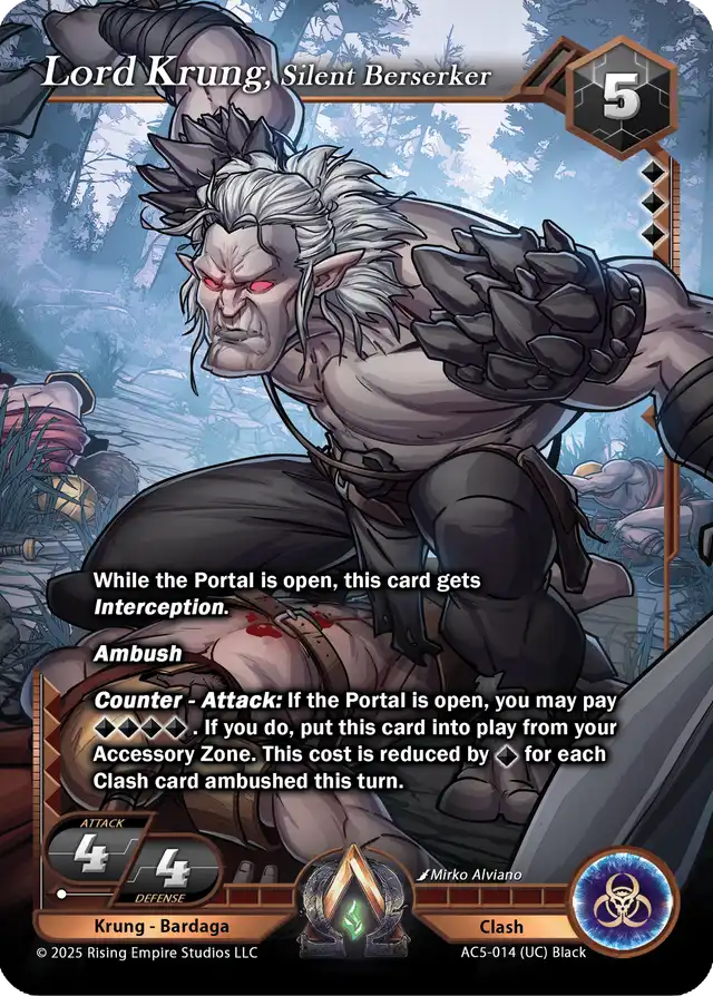 Lord Krung, Silent Berserker (AC5-014)