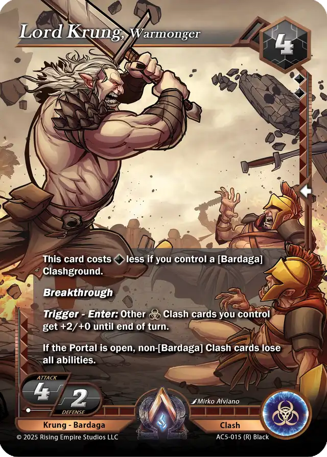 Lord Krung, Warmonger (AC5-015)