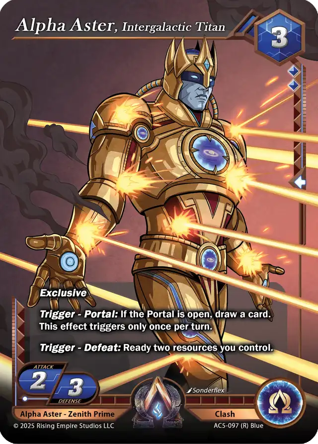Alpha Aster, Intergalactic Titan (AC5-097)