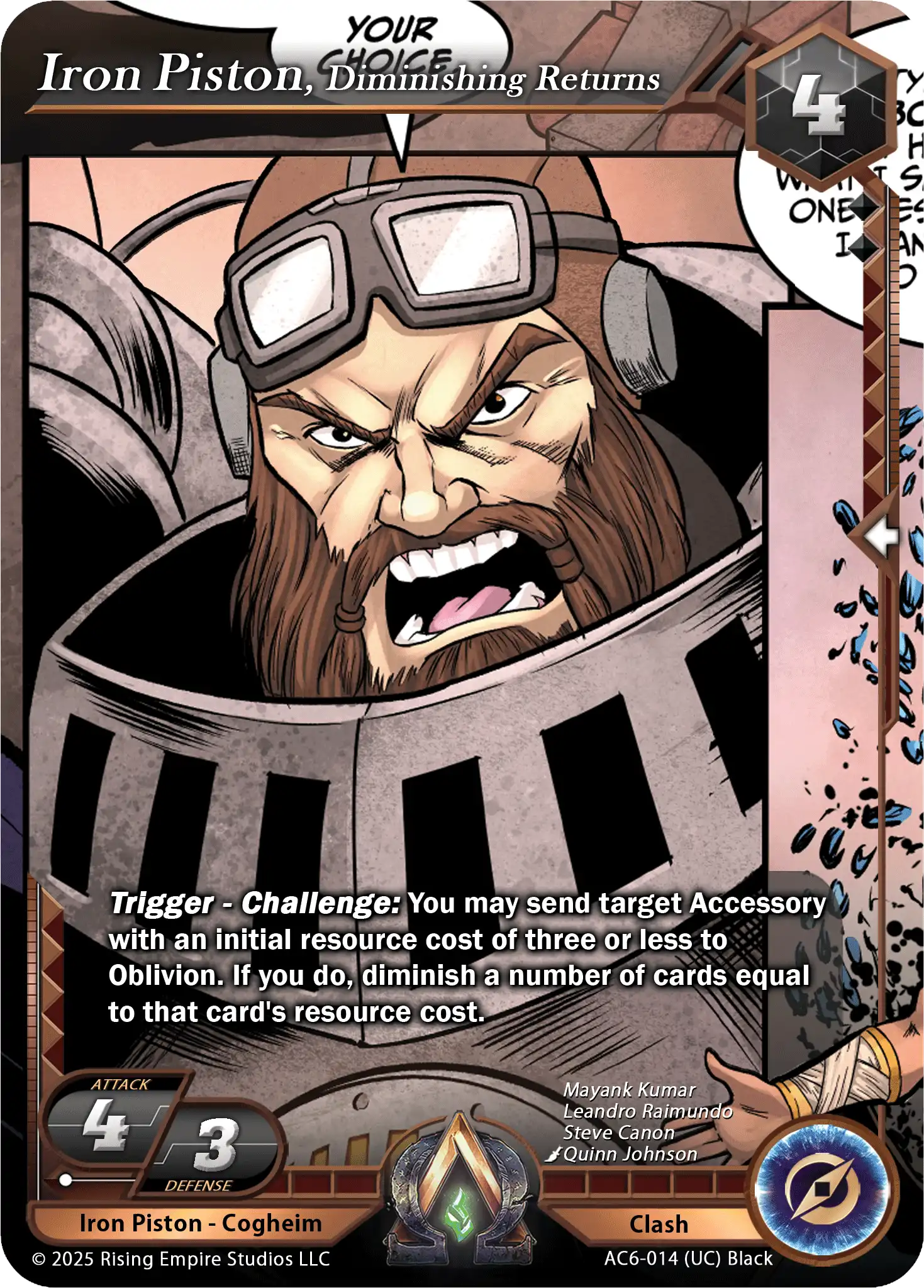 Iron Piston, Diminishing Returns (AC6-014)