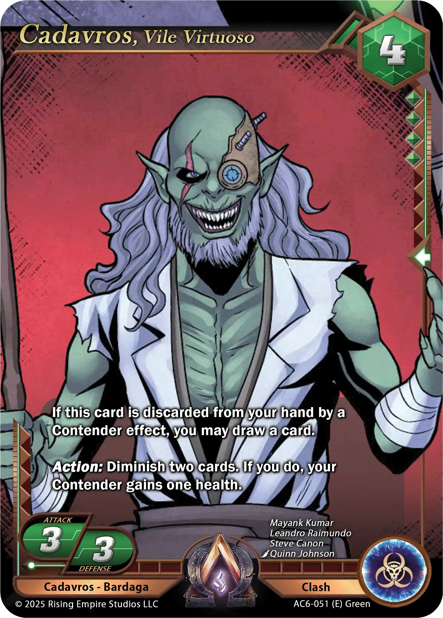 Cadavros, Vile Virtuoso (AC6-051)