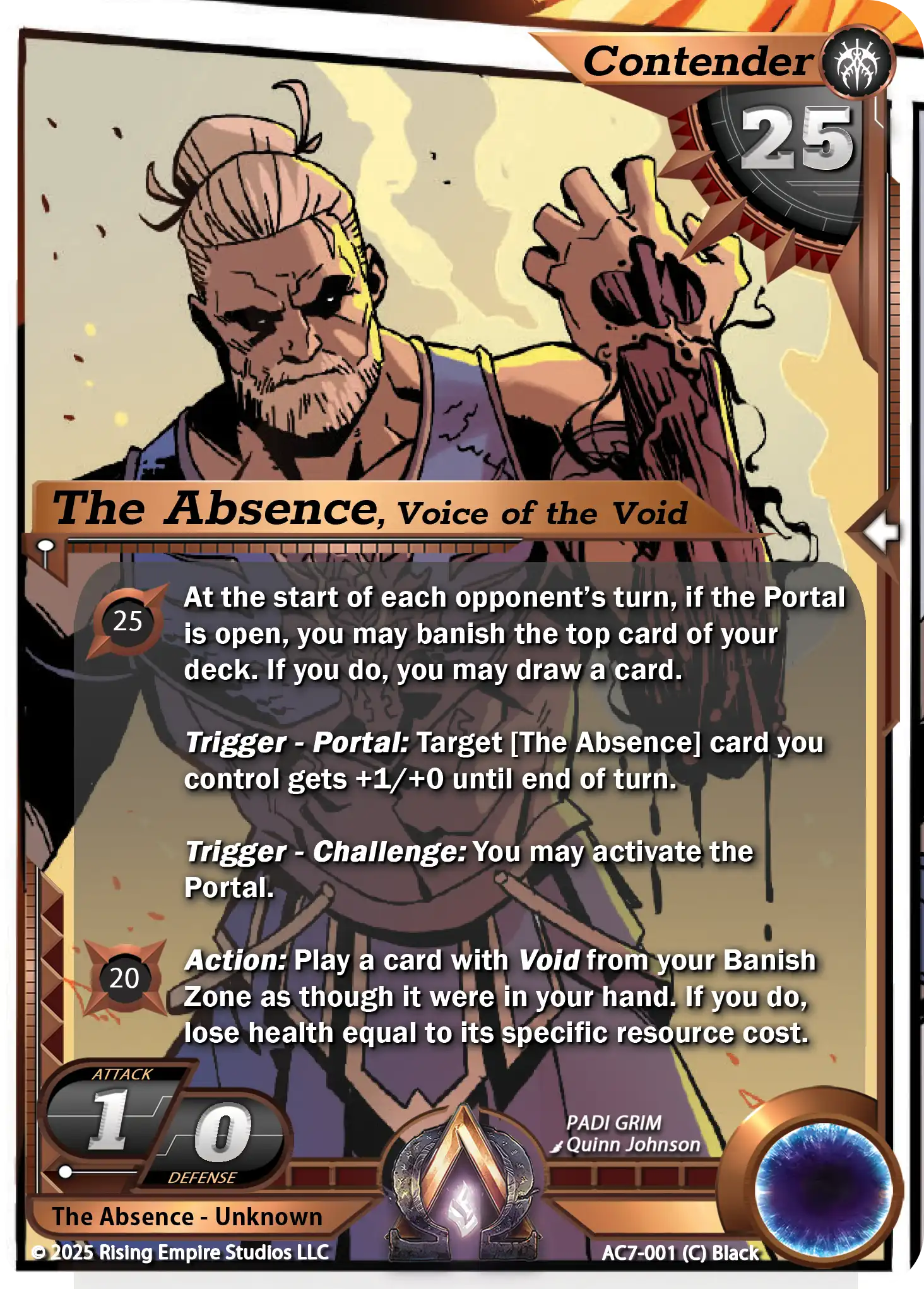 The Absence, Voice of the Void (AC7-001)