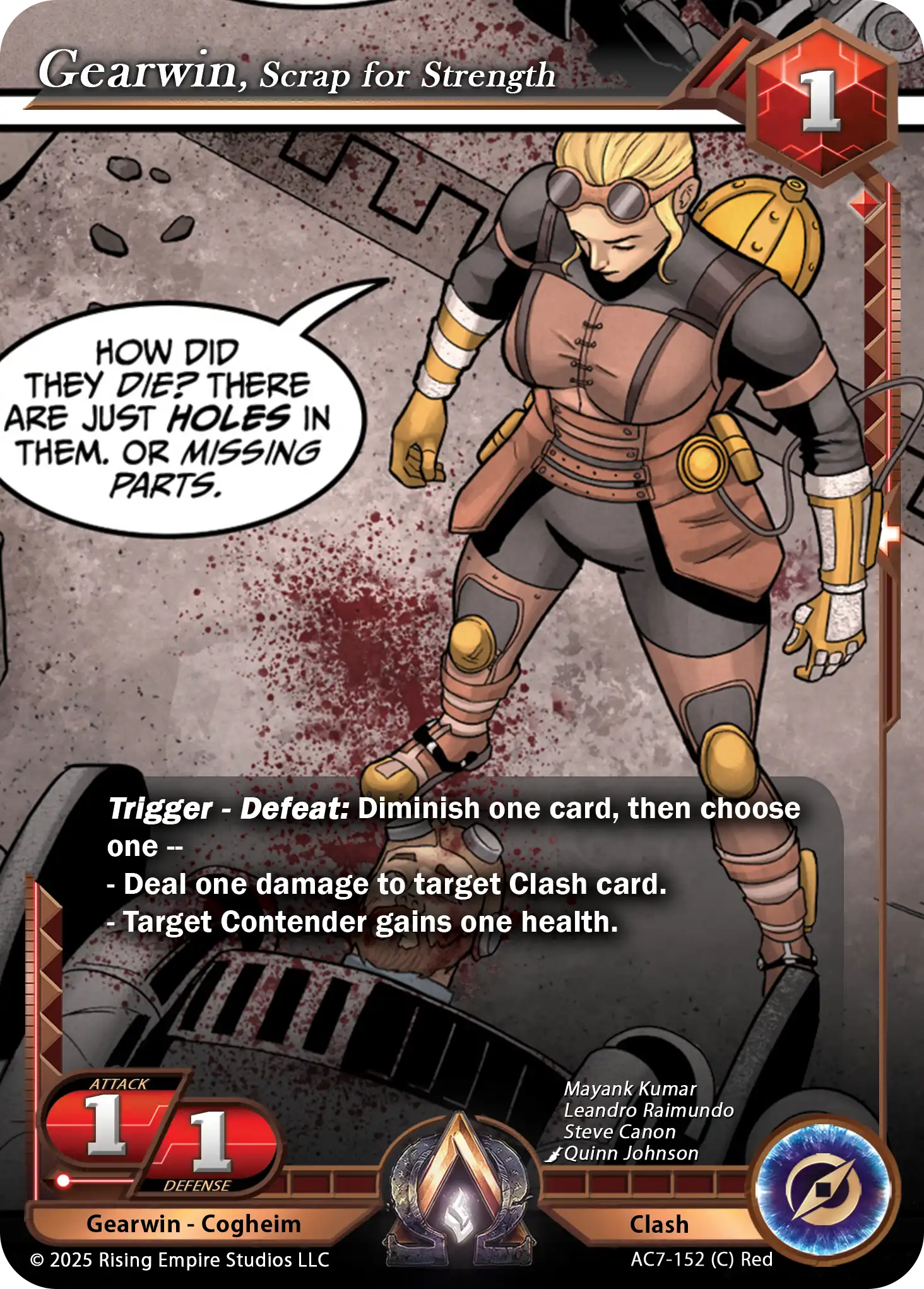 Gearwin, Scrap for Strength (AC7-152)