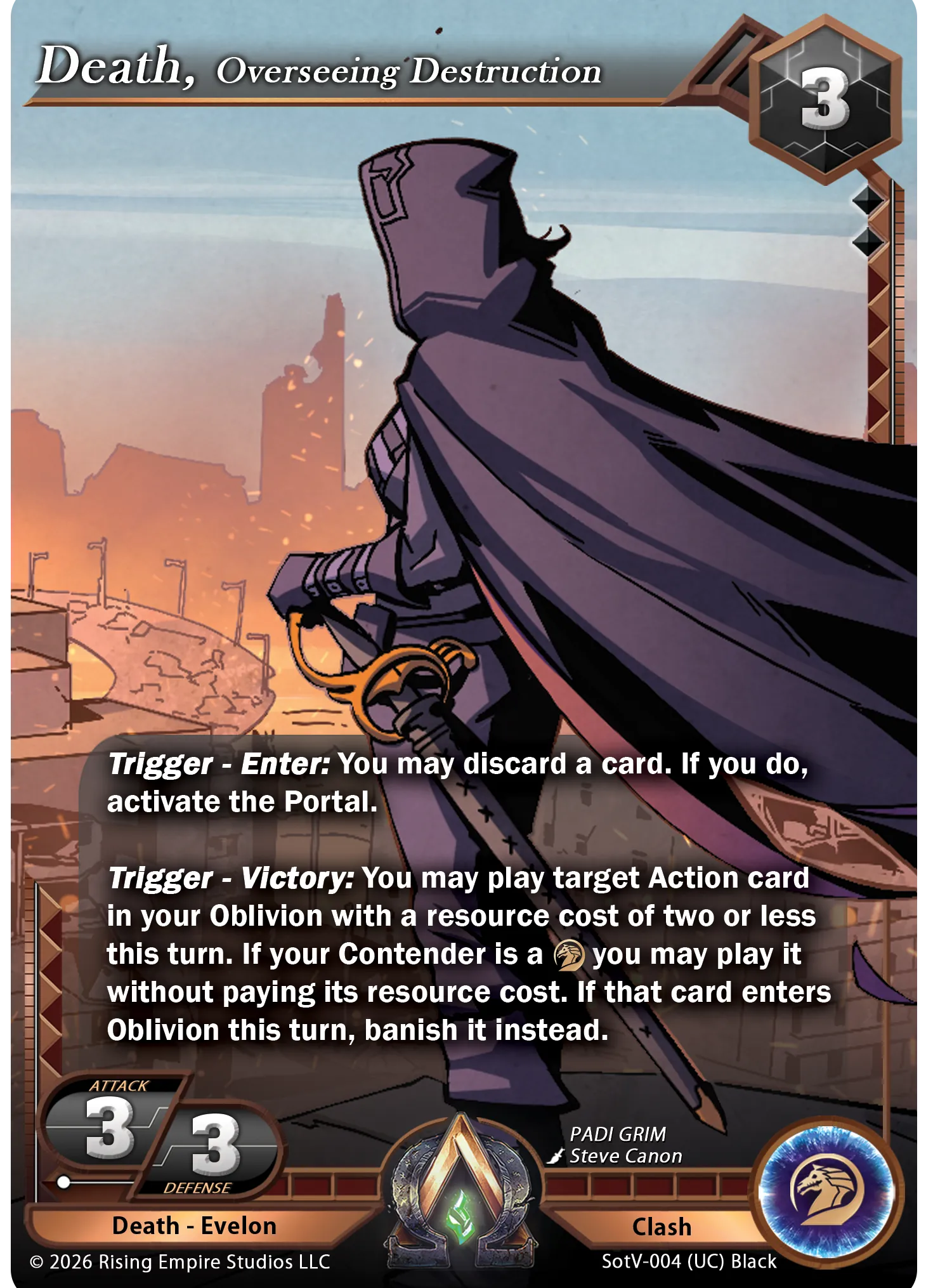 Death, Overseeing Destruction (SotV-004)