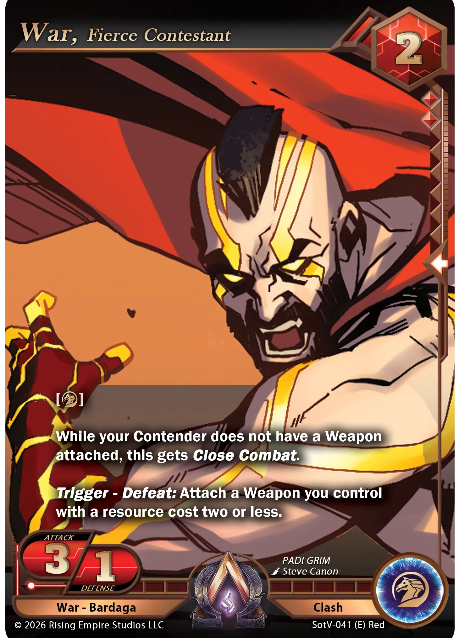 War, Fierce Contestant (SotV-041)