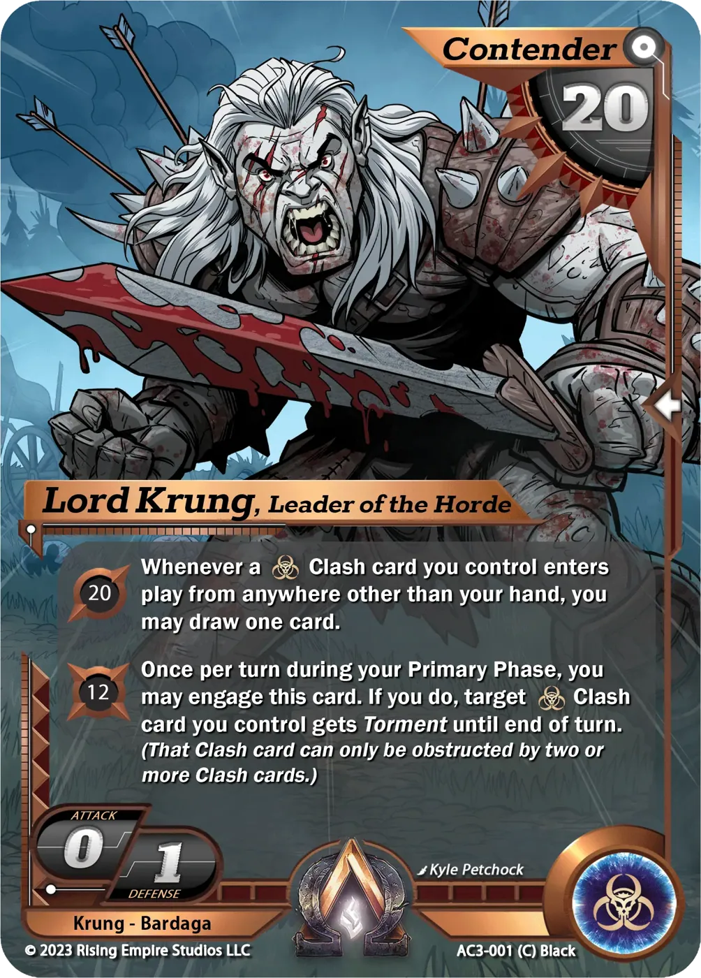 Lord Krung, Leader of the Horde (AC3-001)
