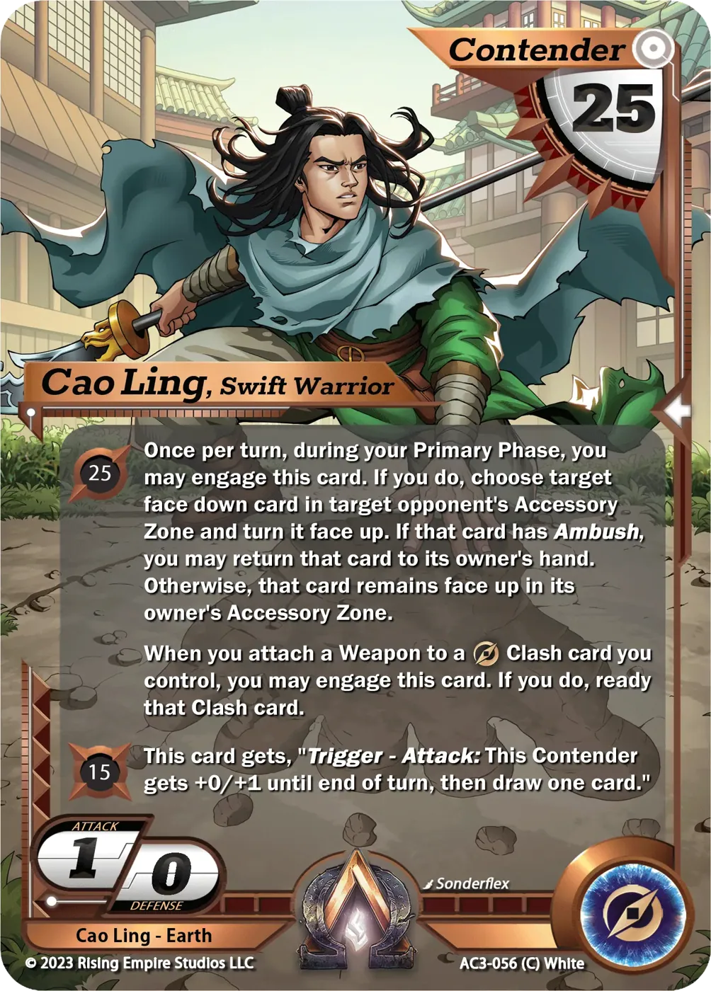 Cao Ling, Swift Warrior (AC3-056)