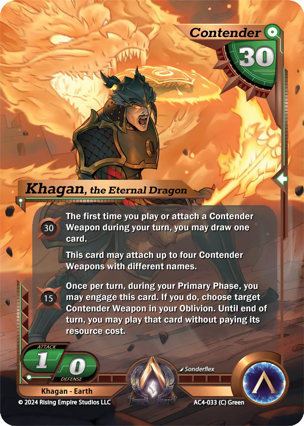 Khagan, the Eternal Dragon (AC4-033)