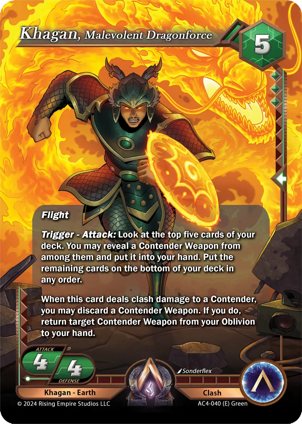 Khagan, Malevolent Dragonforce (AC4-040)