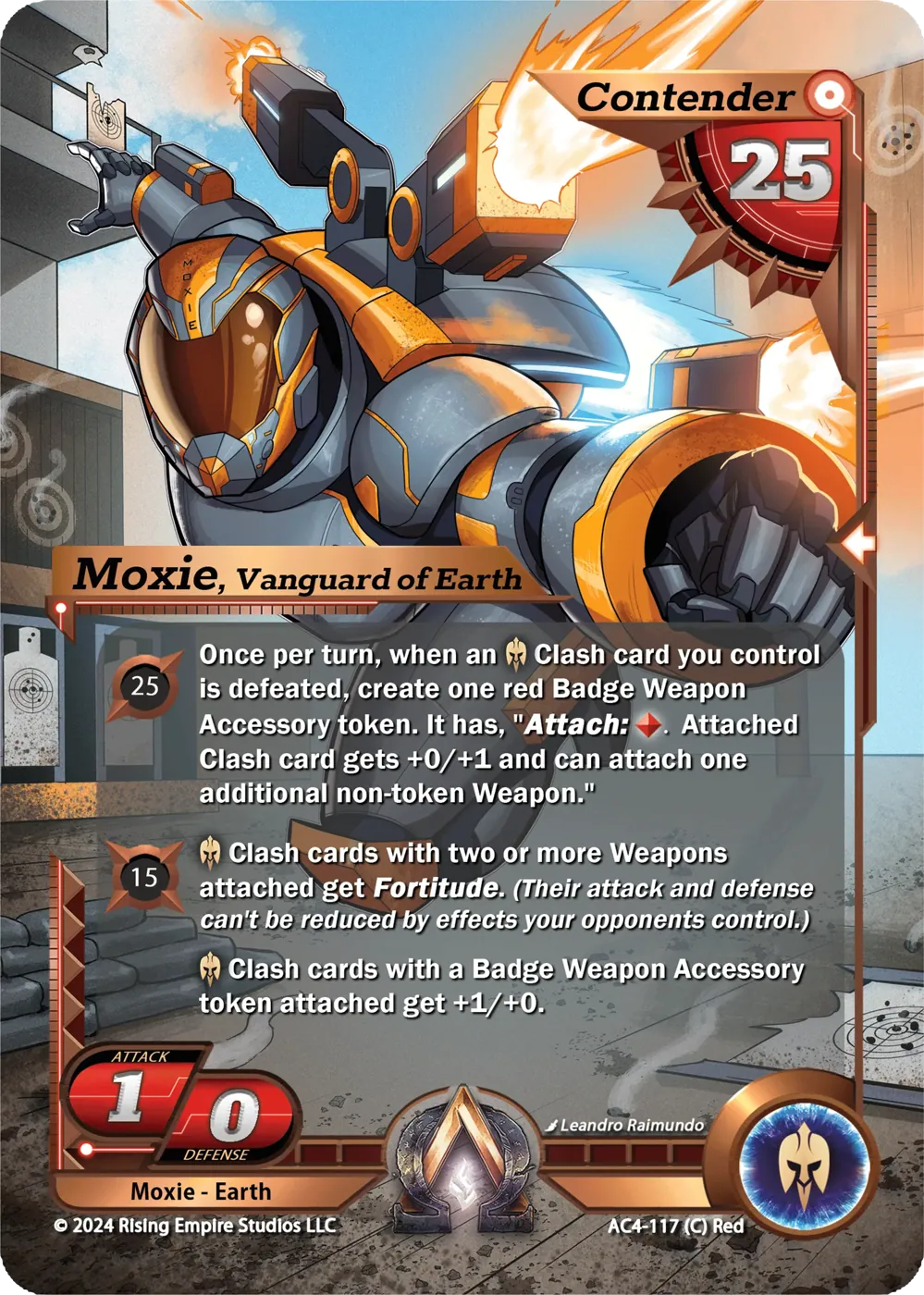 Moxie, Vanguard of Earth (AC4-117)