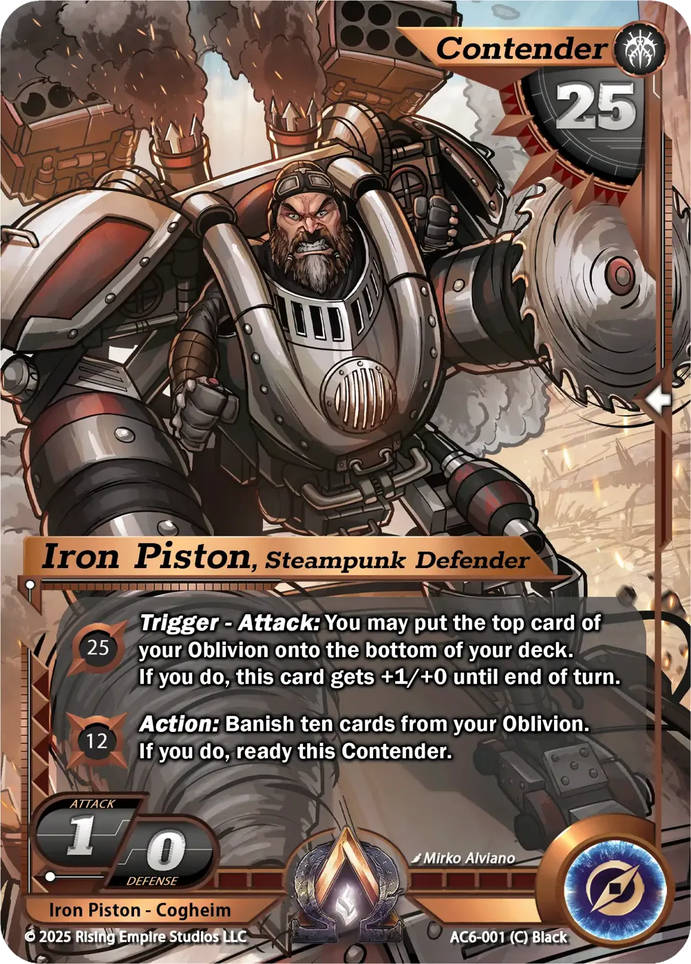 Iron Piston, Steampunk Defender (AC6-001)