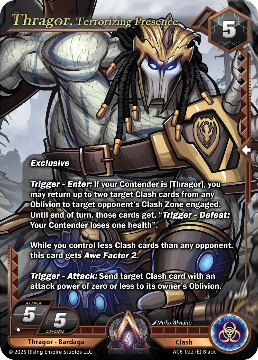 Thragor, Terrorizing Presence (AC6-022)