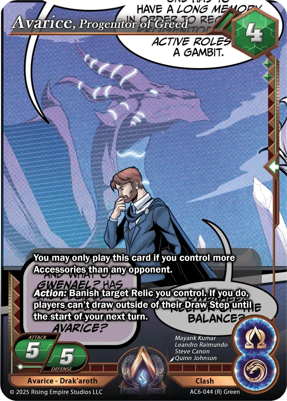 Avarice, Progenitor of Greed (AC6-044)