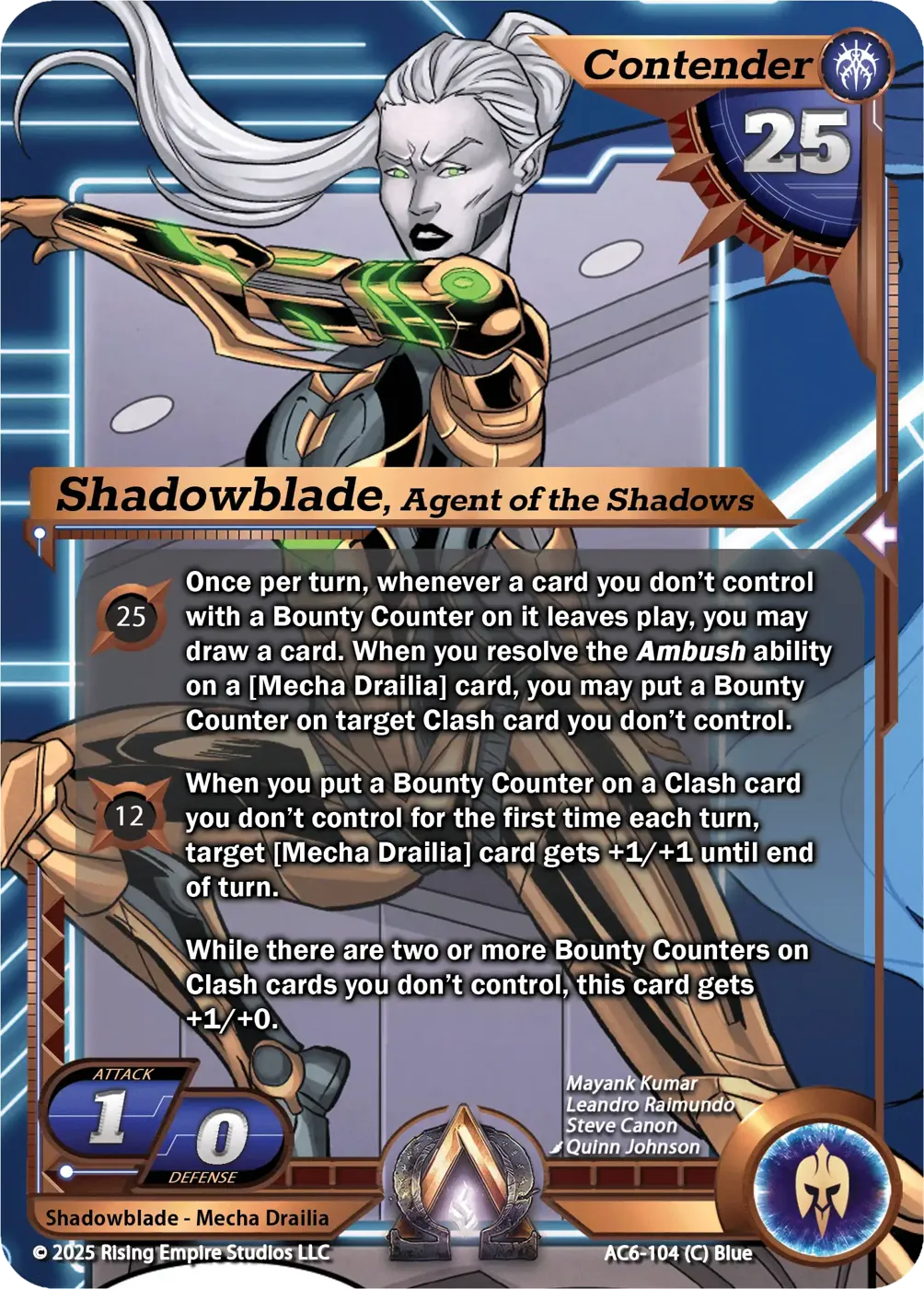 Shadowblade, Agent of the Shadows (AC6-104)