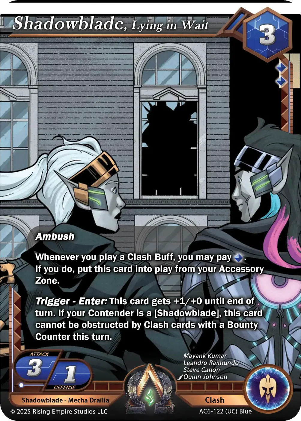 Shadowblade, Lying in Wait (AC6-122)
