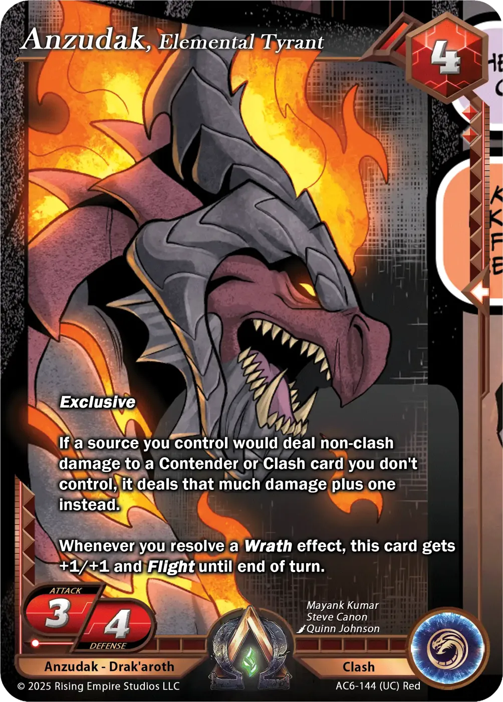 Anzudak, Elemental Tyrant (AC6-144)