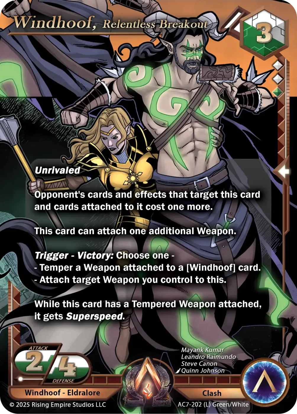 Windhoof, Relentless Breakout (AC7-202)